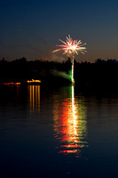 Ness Lake Wedding Fireworks