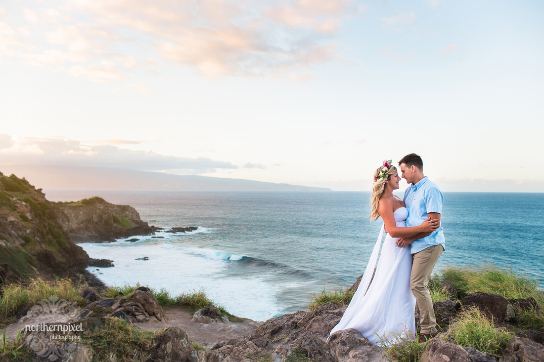Maui Coastline After Wedding Photo Session