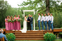 Michelle & David's Smithers Barn Wedding at the Frontier Farwest Fishing Lodge