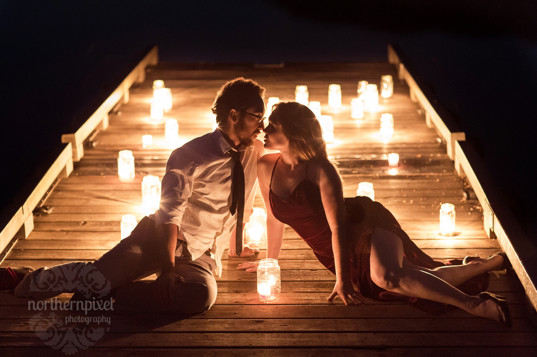 Romantic Candlelight Photo Session Smithers British Columbia